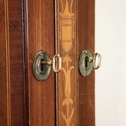 Armoire de Style Néoclassique Merisier Palissandre Italie XX Siècle