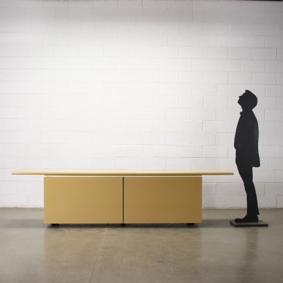 Buffet Sheraton par G. Stoppino Bois Stratifié Laminé Italie 1970s