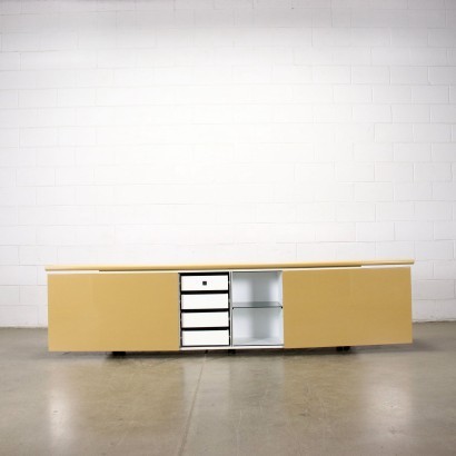 Buffet Sheraton par G. Stoppino Bois Stratifié Laminé Italie 1970s
