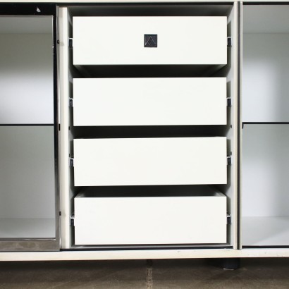 Buffet Sheraton par G. Stoppino Bois Stratifié Laminé Italie 1970s