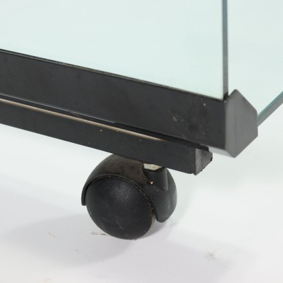 Table Basse par Radice & Gallotti Verre Laiton Italie \'70s-\'80s