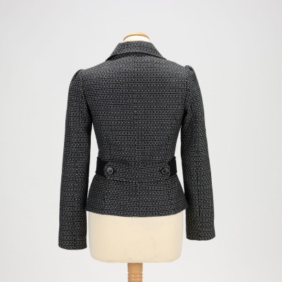 blazer, chaqueta, chaqueta de lana, pura lana, prendas de abrigo, dolce & gabbana, D&G, d & g, made in italy, segunda mano, d & g segunda mano, milán, milán, chaqueta de lana D&G