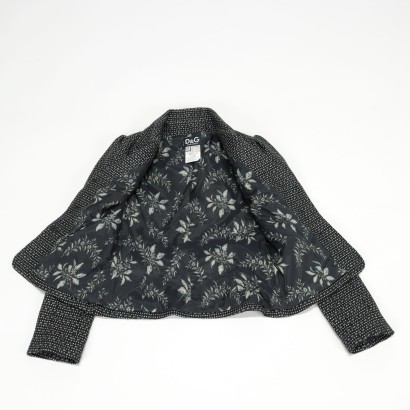blazer, chaqueta, chaqueta de lana, pura lana, prendas de abrigo, dolce & gabbana, D&G, d & g, made in italy, segunda mano, d & g segunda mano, milán, milán, chaqueta de lana D&G