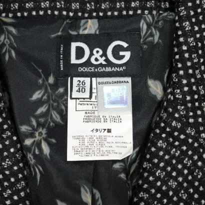 blazer, chaqueta, chaqueta de lana, pura lana, prendas de abrigo, dolce & gabbana, D&G, d & g, made in italy, segunda mano, d & g segunda mano, milán, milán, chaqueta de lana D&G
