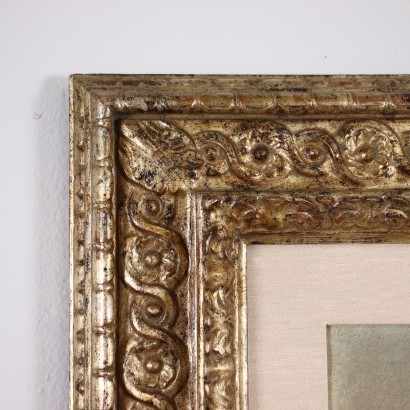 Huile sur Toile Attribué à A. Chierici Italie XIX Siècle