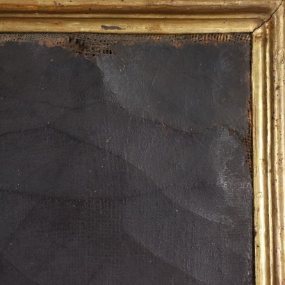 Vierge qui Prie Huile sur Toile Italie XVII Siècle