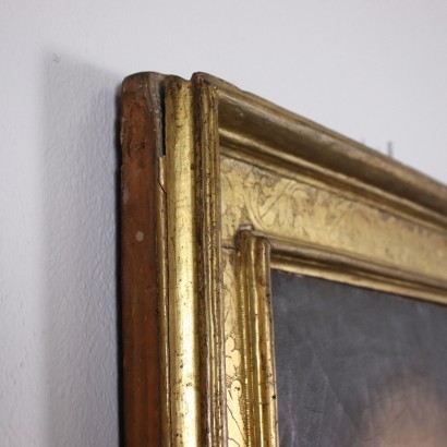 Vierge qui Prie Huile sur Toile Italie XVII Siècle
