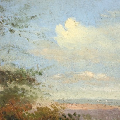 Huile sur Toile par Attilio Guffanti Italie XX Siècle