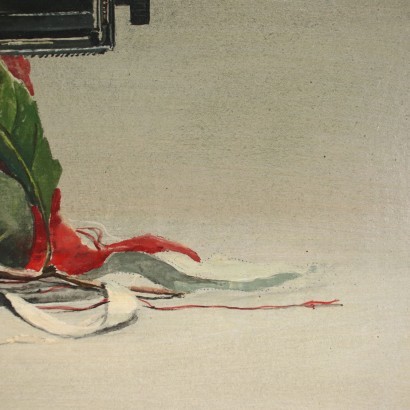 Huile sur Table par Gianni Cacciarini Italie Années 1990