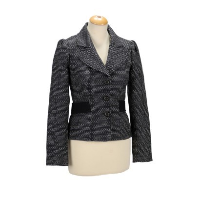 blazer, chaqueta, chaqueta de lana, pura lana, prendas de abrigo, dolce & gabbana, D&G, d & g, made in italy, segunda mano, d & g segunda mano, milán, milán, chaqueta de lana D&G