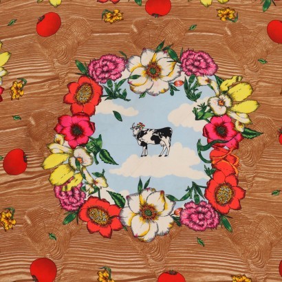 foulard, seta, pura seta, foulard in seta, larioseta, seta di como, moschino,Foulard Moschino