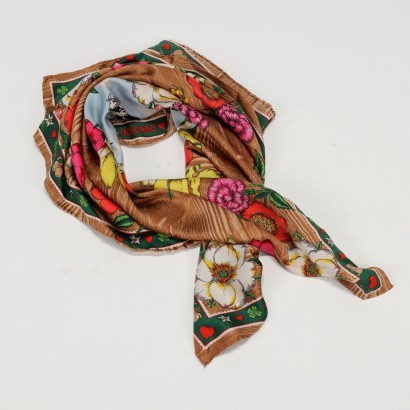 foulard, seta, pura seta, foulard in seta, larioseta, seta di como, moschino,Foulard Moschino