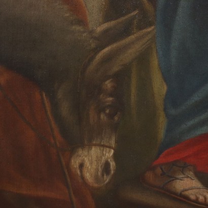 The Visitation Oil on Canvas Venetian School Italy XVIII C