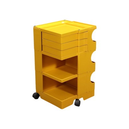 Chariot de Bureau Boby par Bieffeplast ABS Italie Années 70