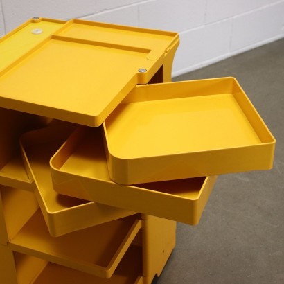 Chariot de Bureau Boby par Bieffeplast ABS Italie Années 70