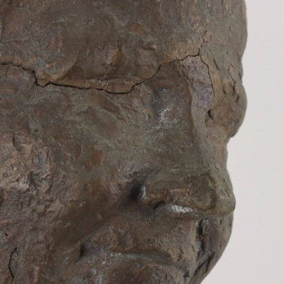 antiquariato, bronzo, antiquariato bronzi, bronzo antico, bronzo antico italiano, bronzo di antiquariato, bronzo neoclassico, bronzo del 800,Volto Femminile Raffaello Consortini,Scultura in Bronzo,Raffaello Consortini ,Raffaello Consortini