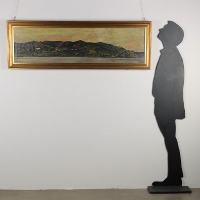Öl auf Leinwand von Carlo Monti Italien XX Jhd