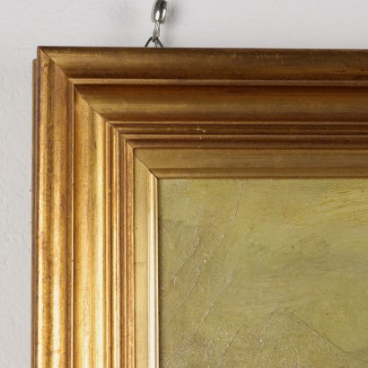 Öl auf Leinwand von Carlo Monti Italien XX Jhd