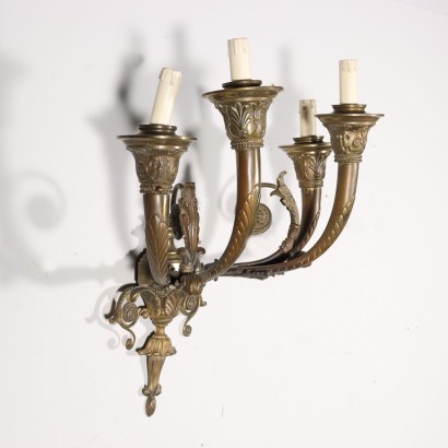 antiquariato, applique, antiquariato applique, applique antiche, applique antiche italiane, applique di antiquariato, applique neoclassico, applique del 800,Tris di Applique