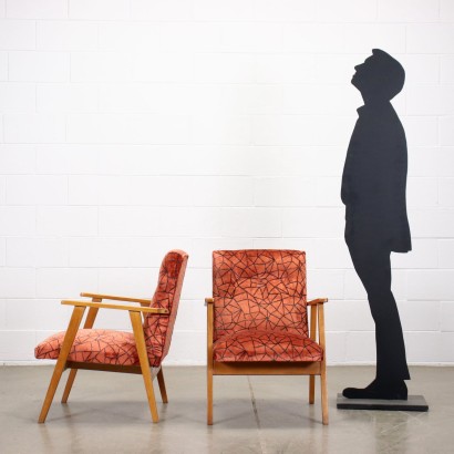 modernariato, modernariato di design, poltrona, poltrona modernariato, poltrona di modernariato, poltrona italiana, poltrona vintage, poltrona anni '60, poltrona design anni 60,Poltroncine Anni 60