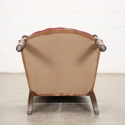 antiquariato, poltrona, antiquariato poltrone, poltrona antica, poltrona antica italiana, poltrona di antiquariato, poltrona neoclassica, poltrona del 800,Gruppo di Quattro Poltrone Impero,Gruppo di Quattro Poltrone Impero