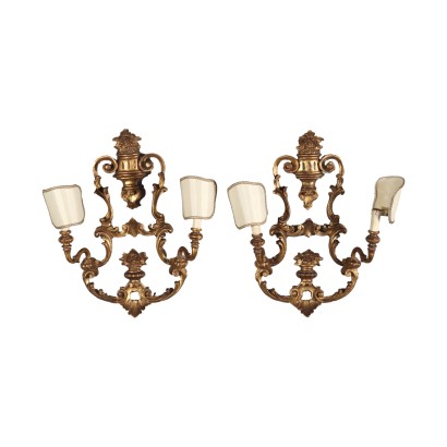 Coppia di Applique in Stile