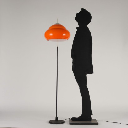 modernariato, modernariato di design, lampada da terra, lampada da terra modernariato, lampada da terra di modernariato, lampada da terra italiana, lampada da terra vintage, lampada da terra anni '60, lampada da terra design anni 60,Lampada Anni 60-70