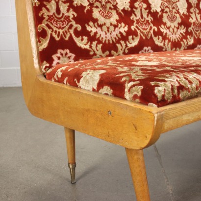 modernariato, modernariato di design, poltrona, poltrona modernariato, poltrona di modernariato, poltrona italiana, poltrona vintage, poltrona anni '60, poltrona design anni 60,Panca Anni 50