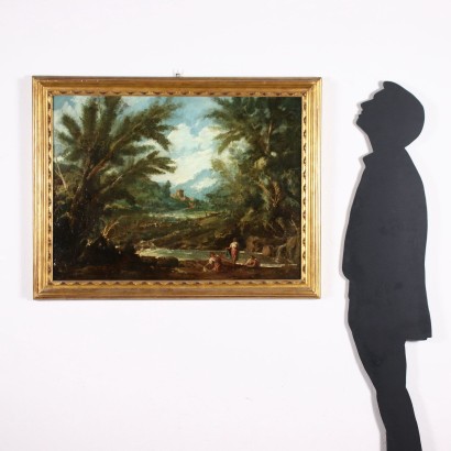 Öl auf Leinwand von Antonio Peruzzini Italien XVIII Jhd