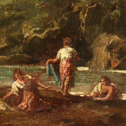 Öl auf Leinwand von Antonio Peruzzini Italien XVIII Jhd