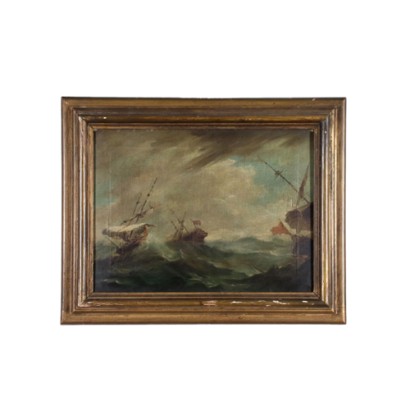 Marina en tormenta