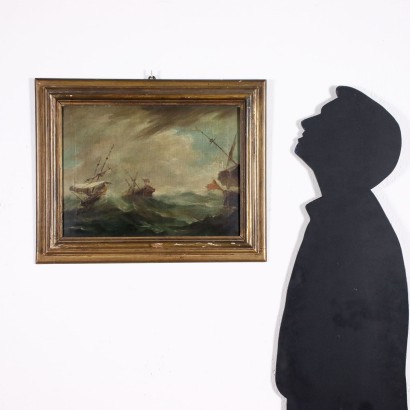 Marina en tormenta