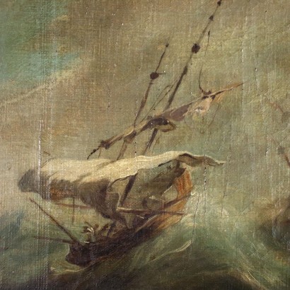 Marina en tormenta