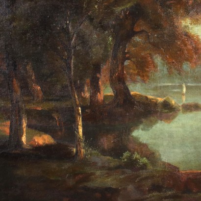 Gran paisaje del lago