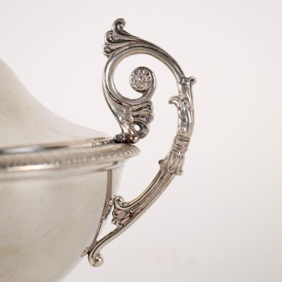 Silver Sugar Bowl Antonio Giacché Silver Italy XX Century