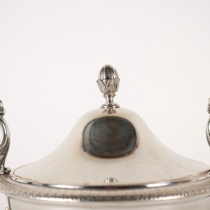 Silver Sugar Bowl Antonio Giacché Silver Italy XX Century