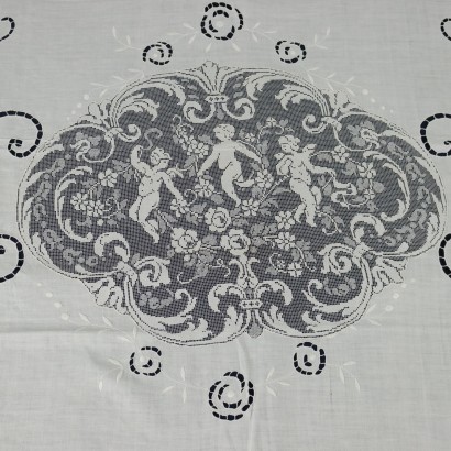 antiguo, colcha, colchas antiguas, colcha antigua, colcha italiana antigua, colcha antigua, colcha neoclásica, colcha siglo XIX, Colcha Doble Lino