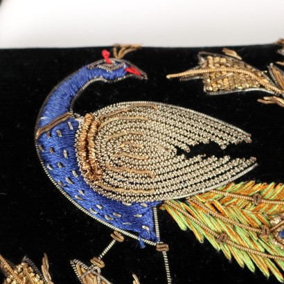 Vintage Evening Bag Velvet India 1960s