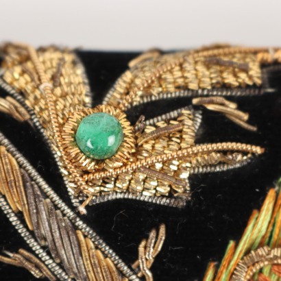 Vintage Evening Bag Velvet India 1960s