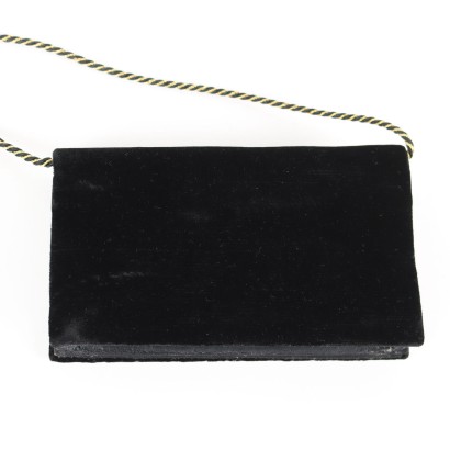 Vintage Evening Bag Velvet India 1960s