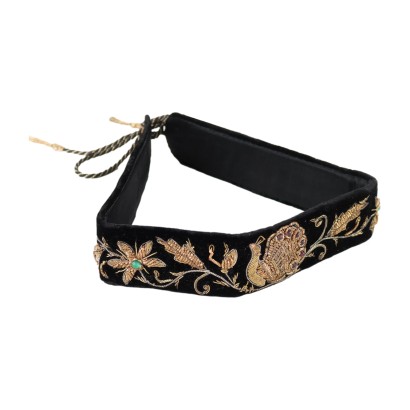 Ceinture Vintage Velour Inde Années 1960