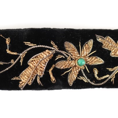 Ceinture Vintage Velour Inde Années 1960