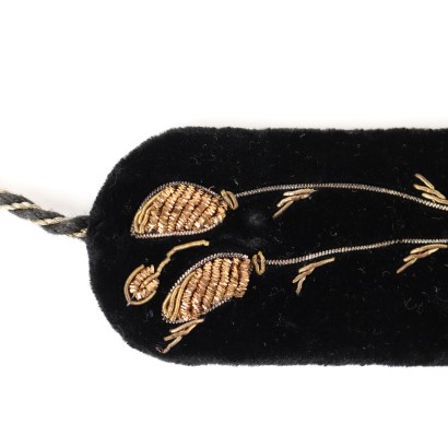 Ceinture Vintage Velour Inde Années 1960