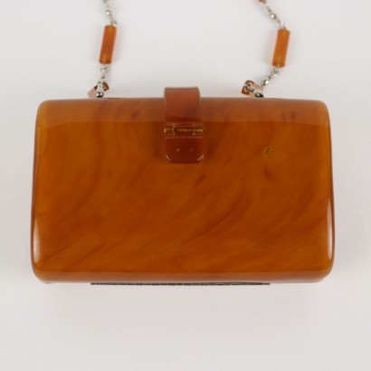 pochette vintage, borsa in bachelite, borsetta anni 60, borsetta anni 70,Pochette Vintage in Bachelite
