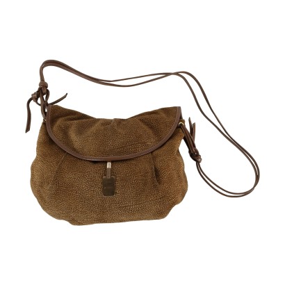 Vintage Borbonese Redwall Bag Leather Italy 1980s-1990s