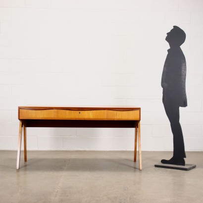 modernariato, modernariato di design, scrivania, scrivania modernariato, scrivania di modernariato, scrivania italiana, scrivania vintage, scrivania anni '60, scrivania design anni 60,Scrittoio Anni 50-60