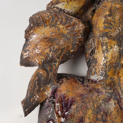 arte, arte italiana, pittura novecento italiana,Annunciazione Scultura in Terracotta