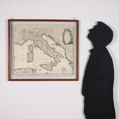 arte, arte italiano, pintura antigua italiana, George Louis Le Rouge, Mapa de Italia, Georges-Louis Le Rouge, Georges-Louis Le Rouge, Georges-Louis Le Rouge, Georges-Louis Le Rouge