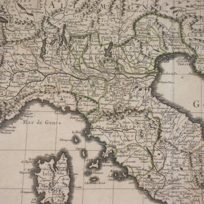 arte, arte italiano, pintura antigua italiana, George Louis Le Rouge, Mapa de Italia, Georges-Louis Le Rouge, Georges-Louis Le Rouge, Georges-Louis Le Rouge, Georges-Louis Le Rouge