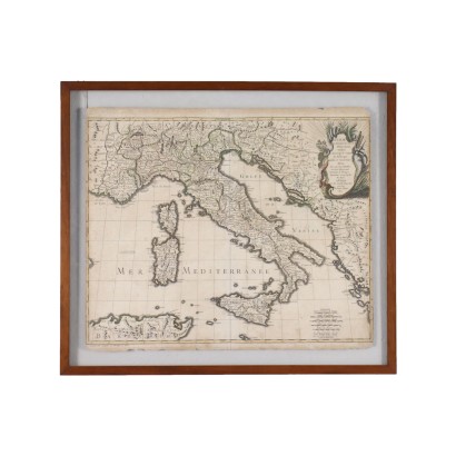 arte, arte italiano, pintura antigua italiana, George Louis Le Rouge, Mapa de Italia, Georges-Louis Le Rouge, Georges-Louis Le Rouge, Georges-Louis Le Rouge, Georges-Louis Le Rouge